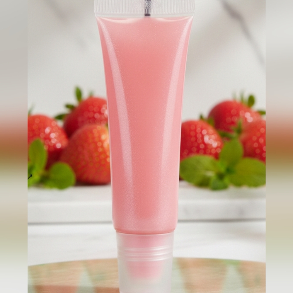 Hand crafted Moisturizing Strawberry Lip Gloss NWT